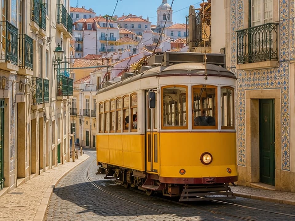 Ride Tram 28 experience in Lisbon